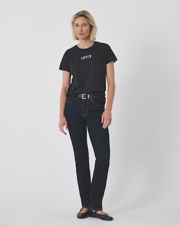 Levi's Perfect Tee Embroidered Caviar