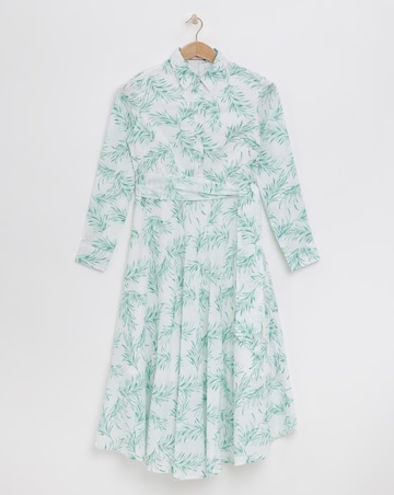 Joe Browns Holly Fern Print Midi Dress