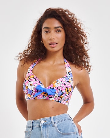 Joe Browns Floral Print Non Wired Bikini Top