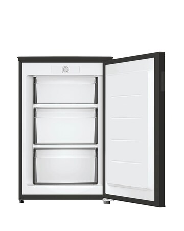 CANDY CUQS 58EBK Under Counter Freezer, 92L, Black, 55cm