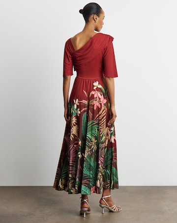 Joanna Hope Pleated Jersey Dress
