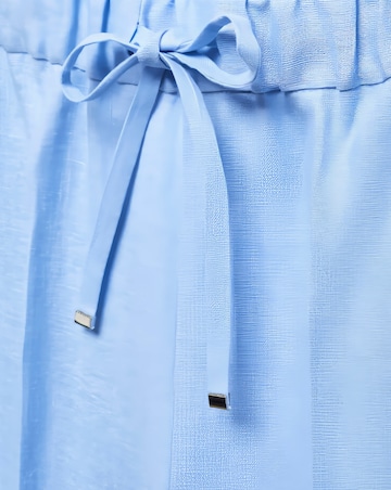 Mango Pure Linen Elastic Waist Trousers