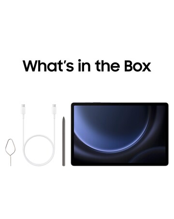 Samsung Galaxy Tab S9 FE+ 12.4in 256GB WiFi Tablet - Grey