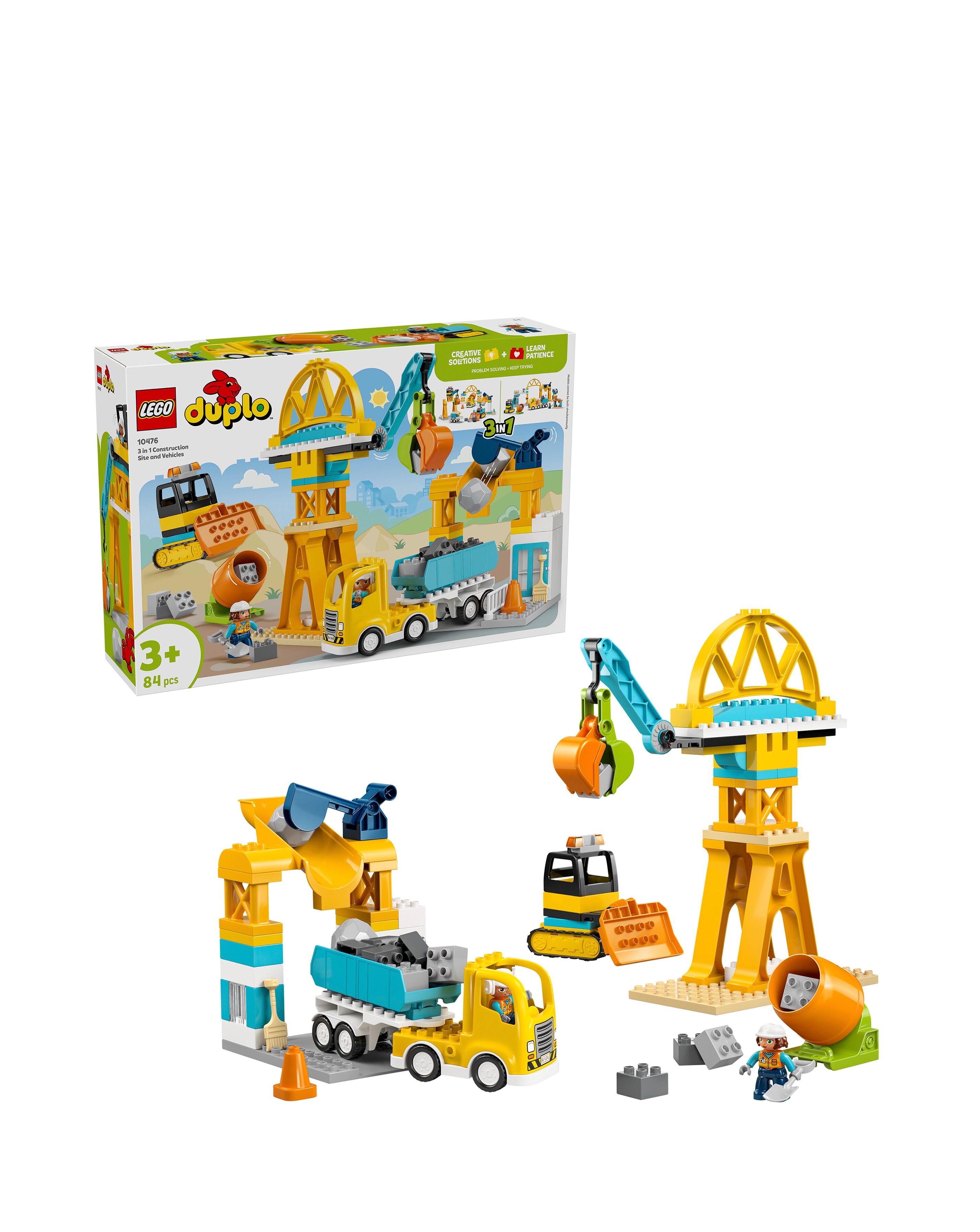 LEGO DUPLO 3 in 1 Construction Site and Vehicles 10476