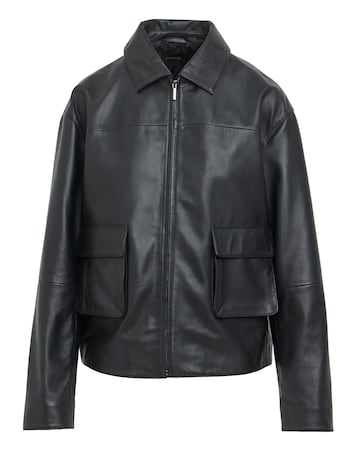 Anthology Leather Trucker Jacket