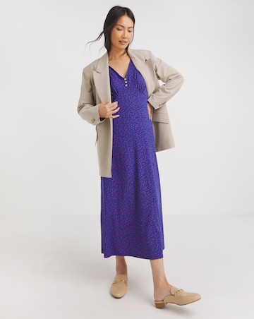 Julipa Button Front Midi Dress