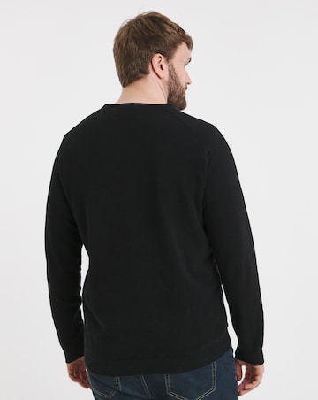 Jack & Jones Hill Knitted Jumper - Black