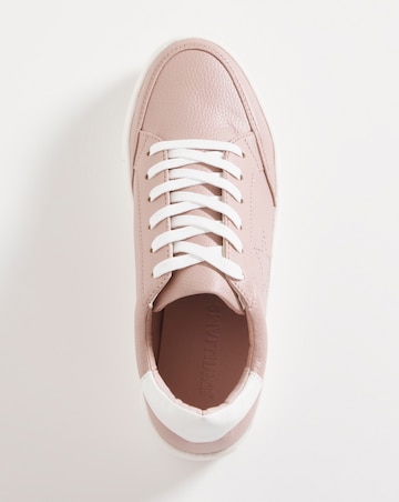 Lace Trainer with Star Detail - Wide Fit (E)
