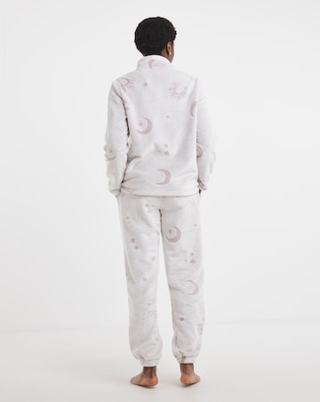 Chelsea Peers Celestial Fleece Zip Up Lounge Set