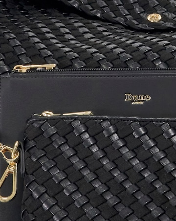 Dune Deliberate XL Woven Shoulder Bag