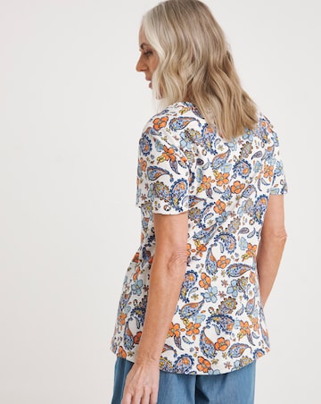 Julipa Pure Cotton V Neck T-Shirt