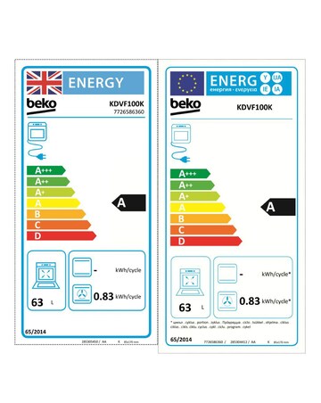 Beko KDVF100K 100cm Dual Fuel Range Cooker - Black