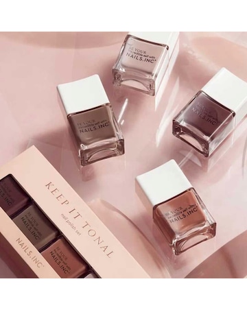 Nails Inc Keep It Tonal Nail Polish Quad