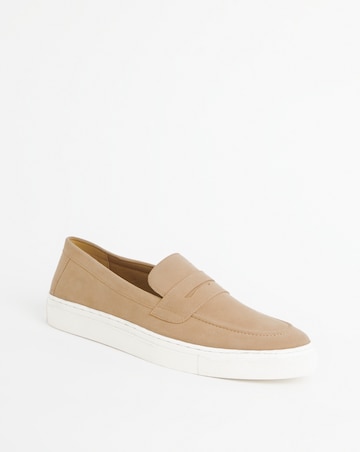 Suede Look Cupsole Loafer Standard Fit
