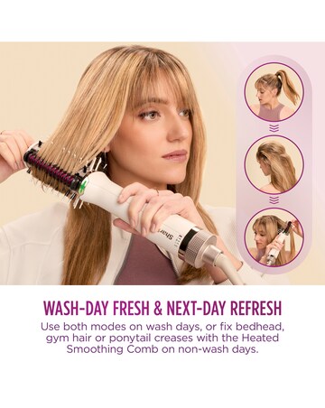 Shark SmoothStyle Heated Brush & Smoothing Comb HT202UK