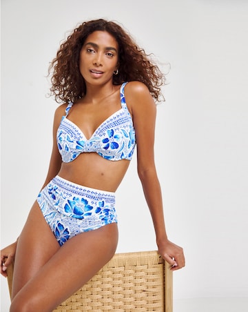 MAGISCULPT Twist Front Plunge Underwired Bikini Top