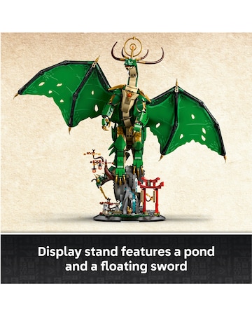 LEGO NINJAGO The Guardian Dragon Display Building Kit with Master Wu 71847