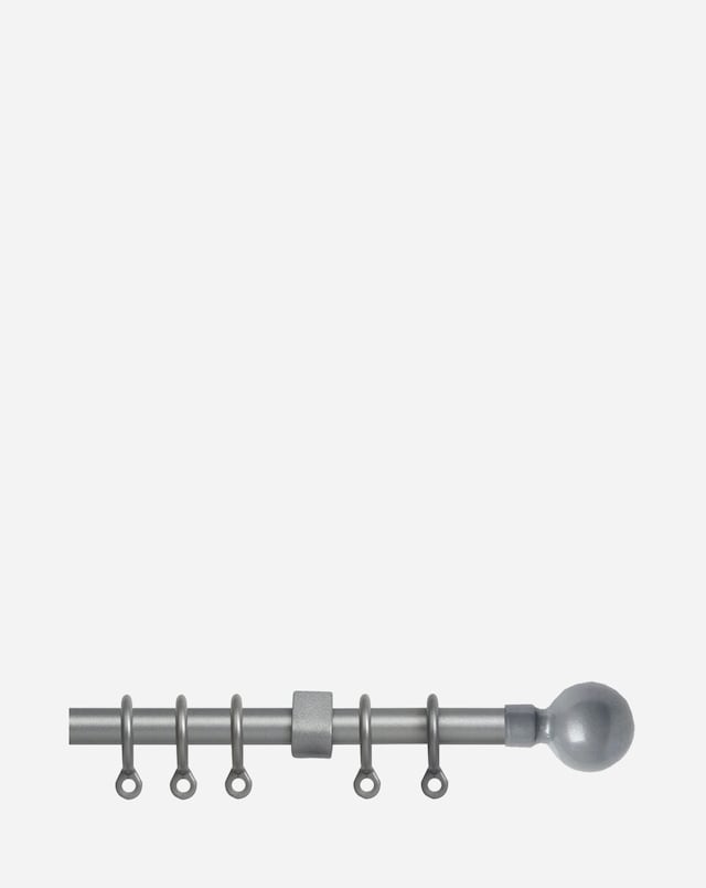 Plain 13-16mm Extendable Ball Curtain Pole
