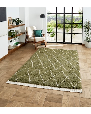 Think Rugs Boho Fringe Rug