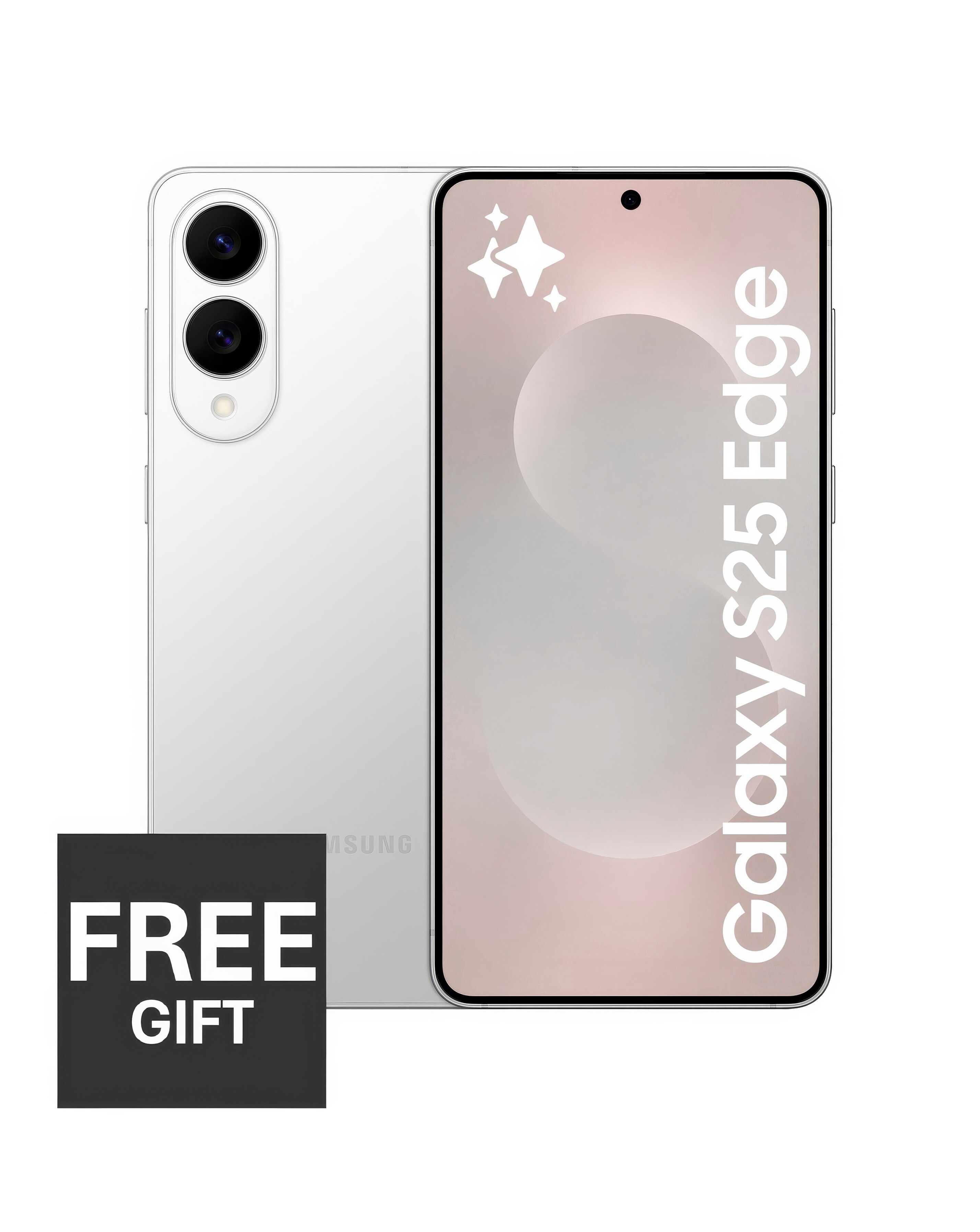 Samsung Galaxy S25 Edge 512GB - Titanium Silver | JD Williams