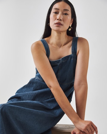 Blue Apron Midi Dress