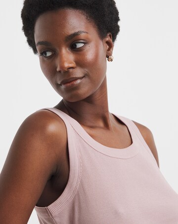 Pure Cotton Blush Racer Vest