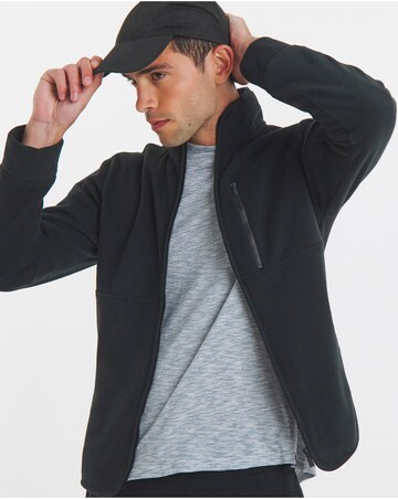 Microfleece Full Zip Jacket-Black