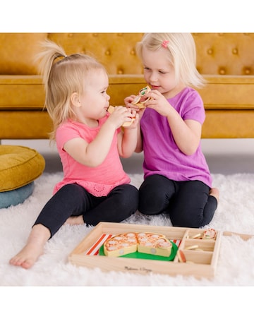 Melissa & Doug Wooden Pizza Party Play Set