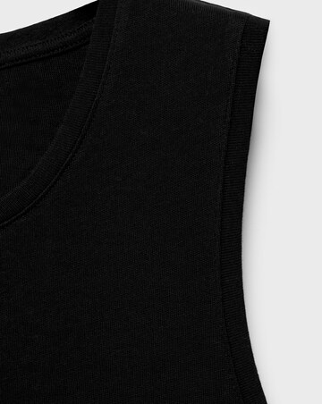 Mango Cotton Midi-Dress with Knot Detail