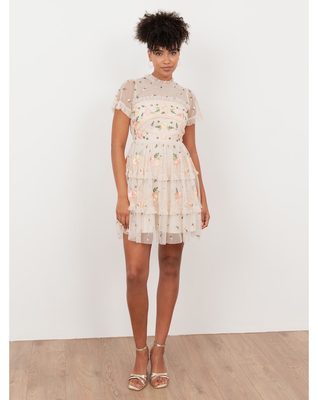 Maya Deluxe Embroidered Dress