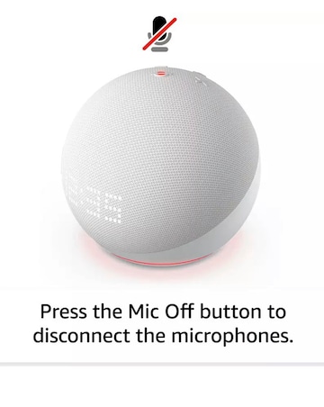 Amazon Echo Dot (5th Gen 2022) Smart Speaker with Clock & Alexa - Cloud Blue