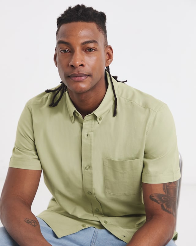 sachin and babi light blue dress Men's Casual Short Sleeved Shirts at M&S