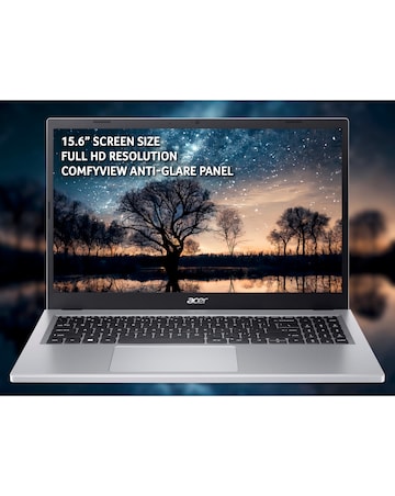 Acer Aspire 3 Laptop - 15.6in FHD AMD Ryzen 3 8GB 256GB