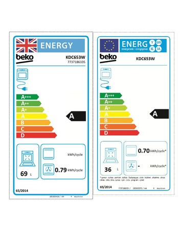 Beko Pro KDC653W 60cm Electric Ceramic Cooker - White