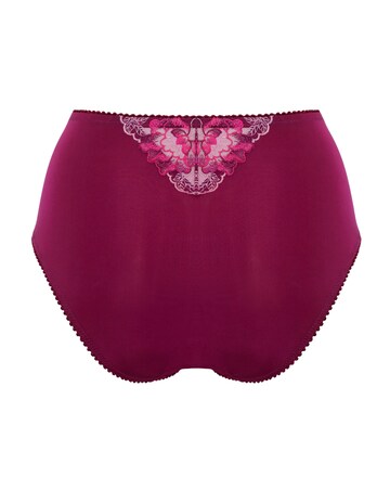 Pour Moi Sofia High Waist Deep Knicker Berry/Pink