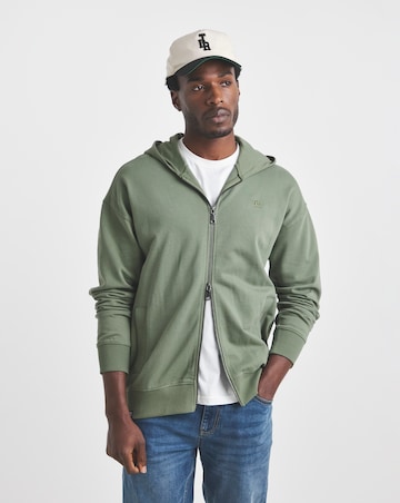 Union Full Zip Hoodie-Khaki