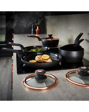 Tower Cavaletto Cookware 6 Piece Set Black