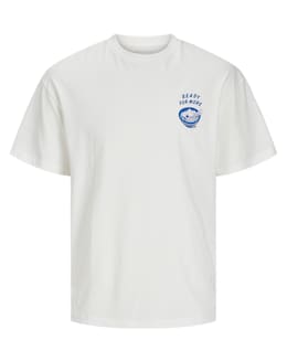 Jack &amp; Jones Charge Back Graphic T-Shirt - White