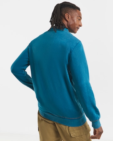 Joe Browns Button Neck Long Length Sweatshirt