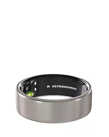 Ultrahuman Ring AIR Bluetooth Smart Ring - Raw Titanium - Size 11