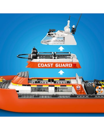 LEGO City Coast Guard Rescue Boat & Helicopter
