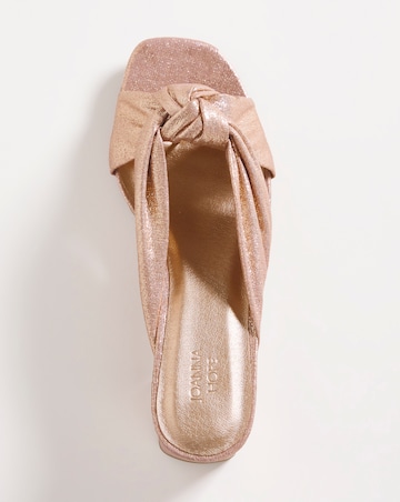 Joanna Hope Knotted Mule Sandal - Wide Fit (E)