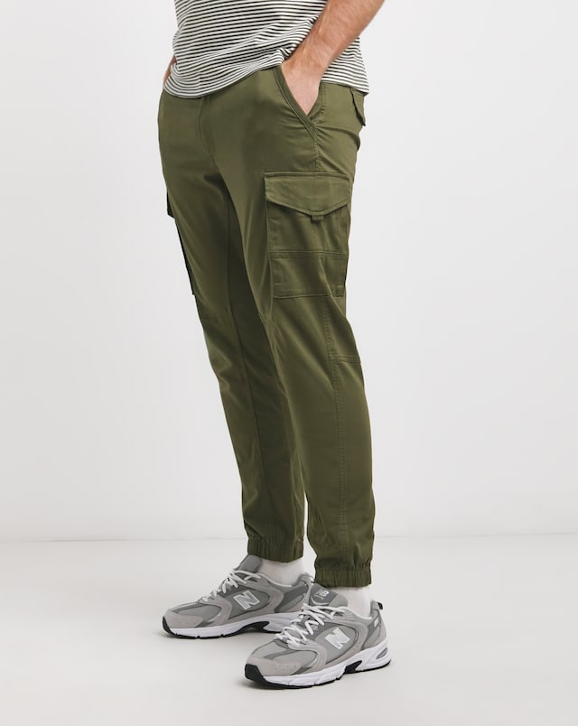 Jack & Jones Paul Flake Cargo Trouser - Green
