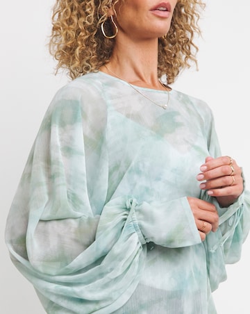 Joanna Hope Tie Sleeve Blouse