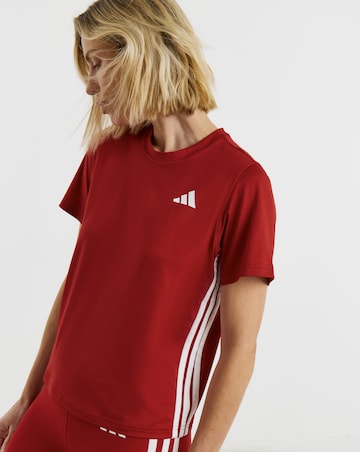 adidas 3 Stripe Crew Neck Top
