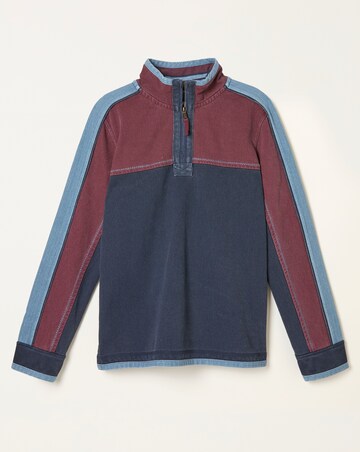 FatFace Airlie Yoke Sweatshirt - Navy