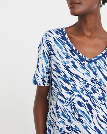 Bubble Hem Sleeve Top