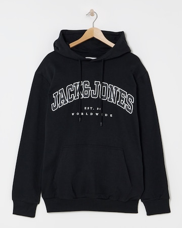 Jack & Jones Caleb Varity Hoodie - Black