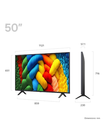 LG 50NANO80A6B 50in NanoCell AI 4K Smart TV