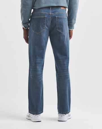 Union Straight Fit Stretch Jeans Mid Wash